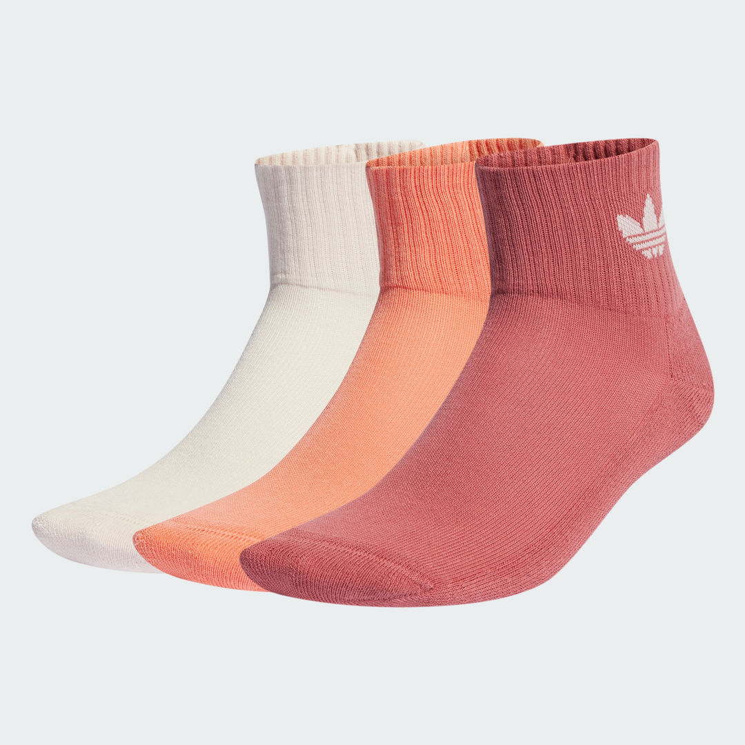 Ponožky adidas Originals Mid Cut Socks Oranžová | IW9270, 0
