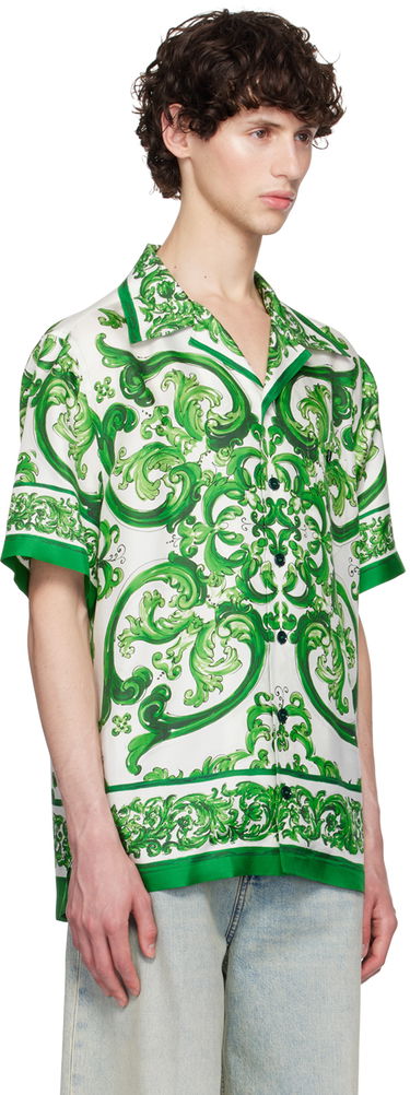 Košeľa Dolce & Gabbana Print Shirt Zelené | G5JH9THI1S6, 1
