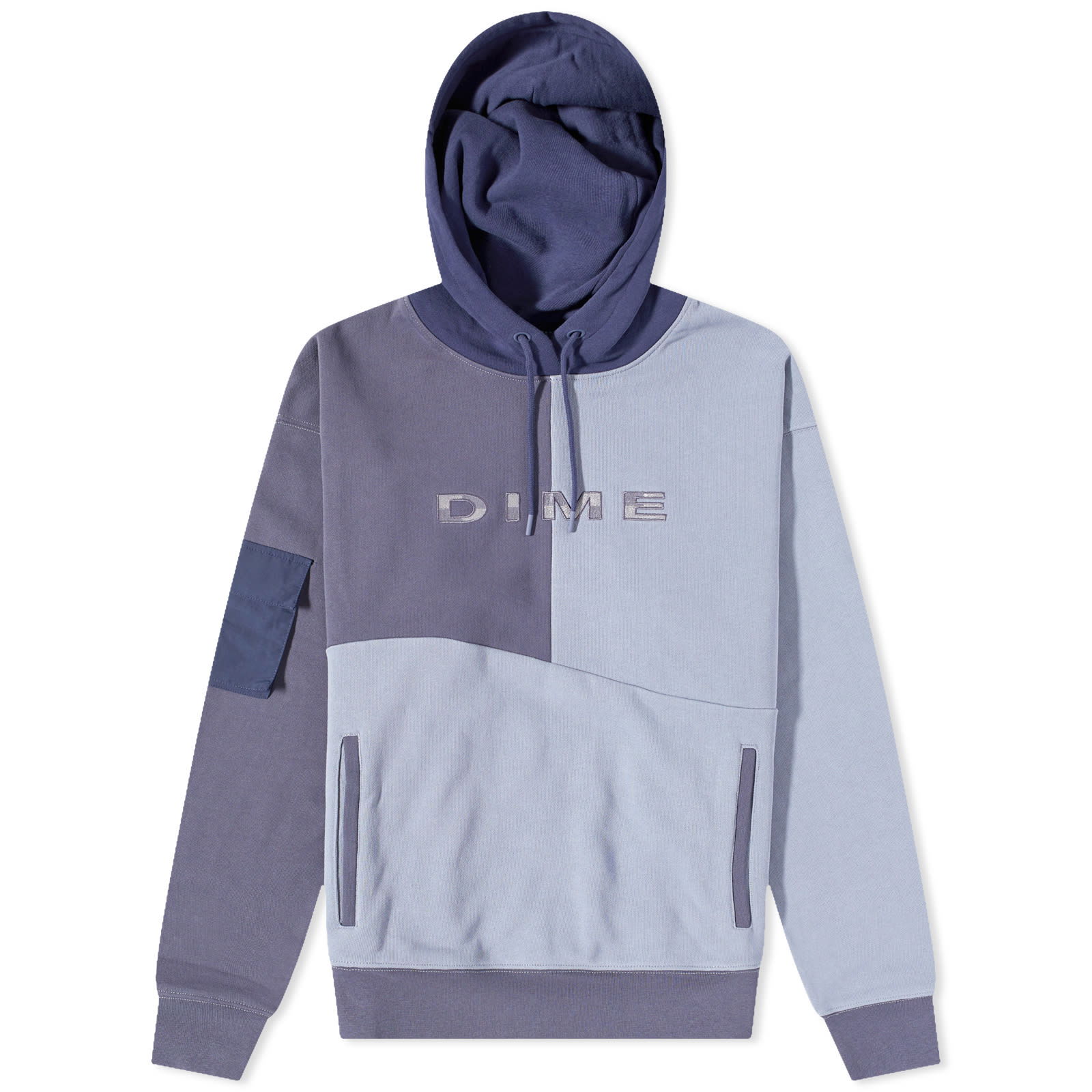 3-Tone Split Hoody Purple