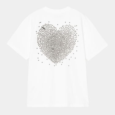 Tričko Carhartt WIP Hearts Of Hartts Short Sleeve T-Shirt Biela | I035477_4, 1