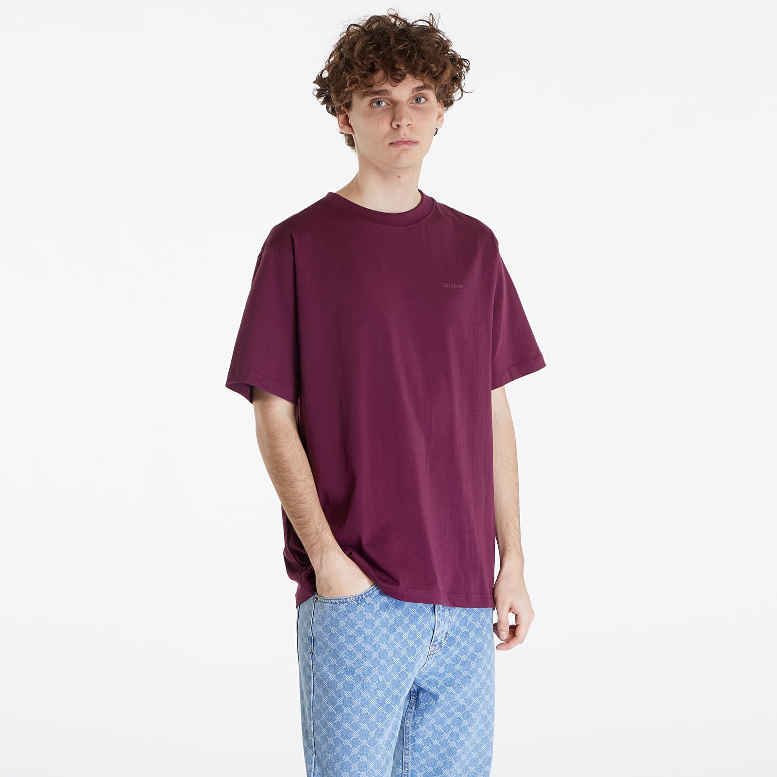 Essential T-Shirt With Tonal Print 5-Pack Multicolour