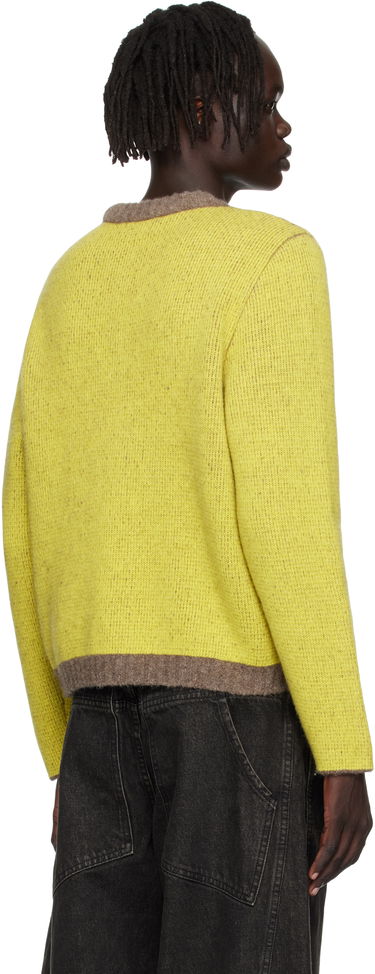 Sveter Eckhaus Latta Eckhaus Latta Yak Crewneck Sweater Žltá | 8258-EL-PF25-F, 2