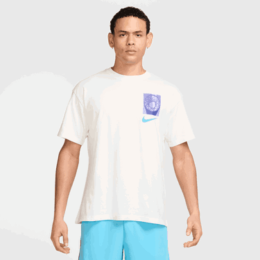 Tričko Nike Nike Max90 Basketball T-Shirt Biela | HJ3325-133, 4