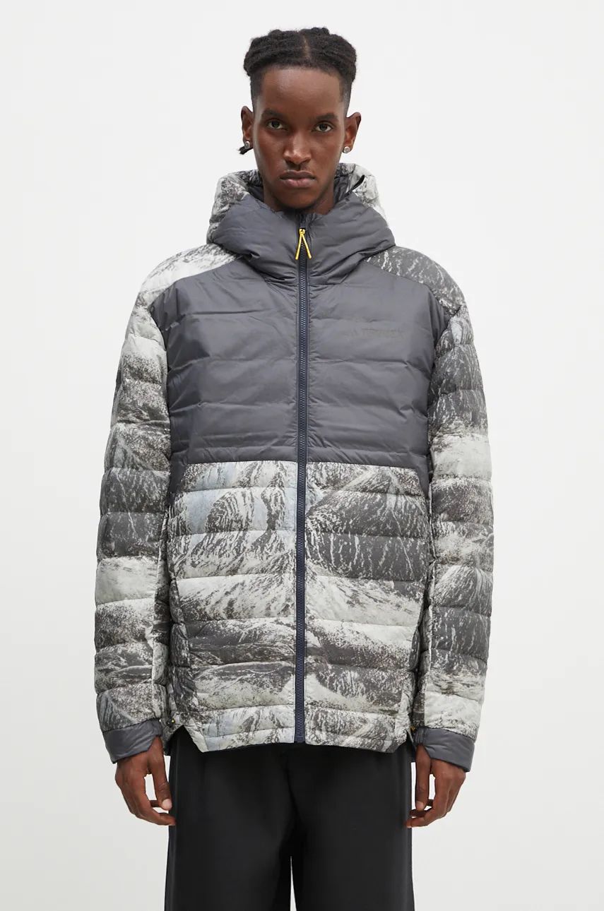 Bunda adidas Originals National Geographic Oversize Coldrdy Jacket Modrá | IX7953, 1