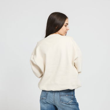 Mikina CALVIN KLEIN W Zebra CK Crew Neck Béžová | J20J214815 AEO, 2