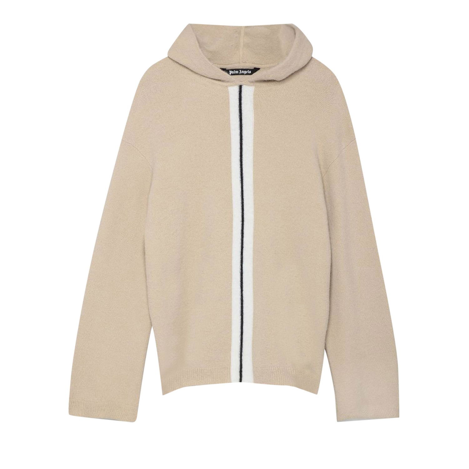 Mikina Palm Angels Fleecy Knit Hoodie Béžová | PMHA038F21KNI0010301, 1