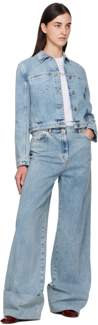 Bunda LANVIN Lanvin Short Denim Jacket Modrá | RW-JA0301-D087-P25, 3