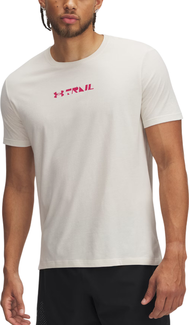 Tričko Under Armour UA Trail Run Graphic Tee Biela | 1389812-279, 0