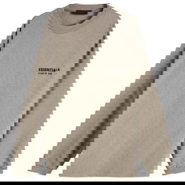 Tričko Fear of God Core Logo Jersey Long Sleeve T-Shirt Béžová | 125HO244379F, 1