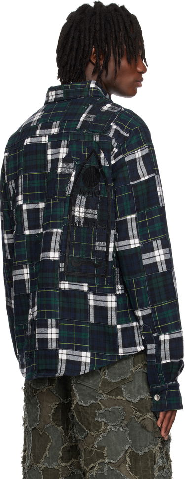 Košeľa Who Decides War Who Decides War Patched Arch Flannel Shirt Navy | 1110450030SS25, 2