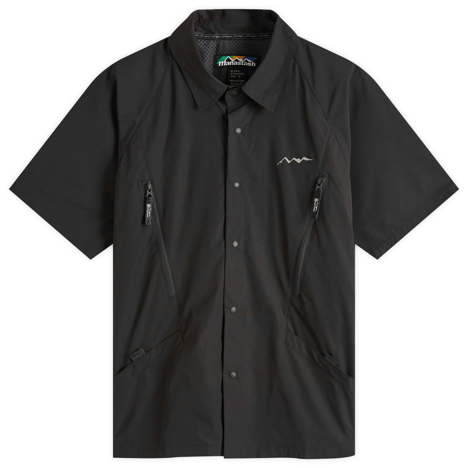 Košeľa Manastash Men's River Short Sleeve Shirt Čierna | 7925123001-010, 0