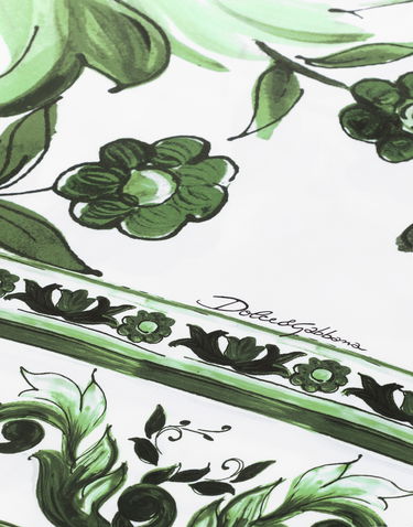 Šál Dolce & Gabbana Dolce & Gabbana Cotton Sateen Fitted Sheet Zelené | TCE048TCAKFUV011, 2