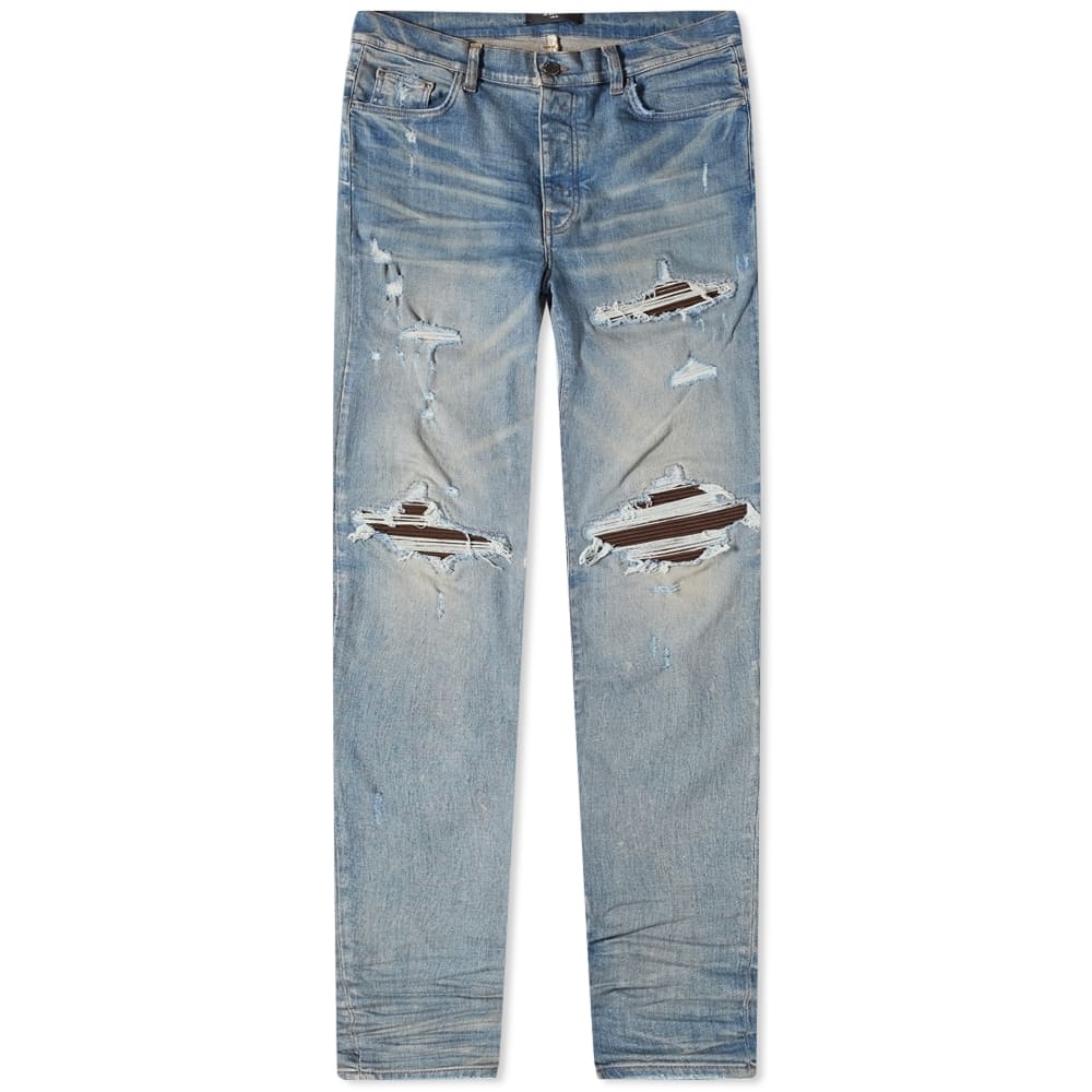Džínsy AMIRI Ultra Suede MX1 Jeans Modrá | AW22MDS010-CLY, 0