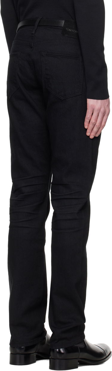 Džínsy Tom Ford TOM FORD Stretch Straight Fit Denim Jeans Čierna | DPH001-DMC005S23, 2