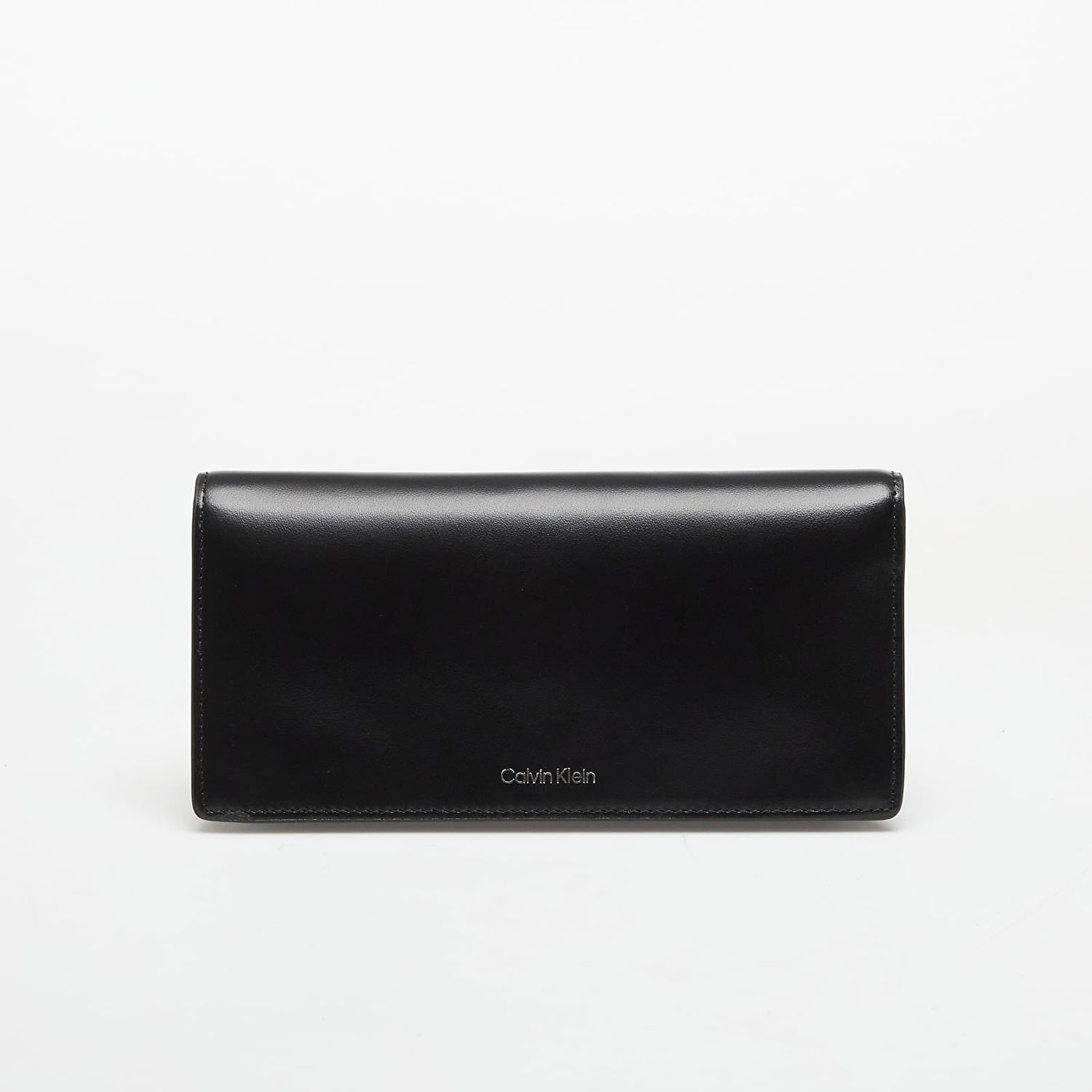 Peňaženka CALVIN KLEIN Calvin Klein Emblem HW Long Bifold Wallet Čierna | LV04F1098G UB1, 1