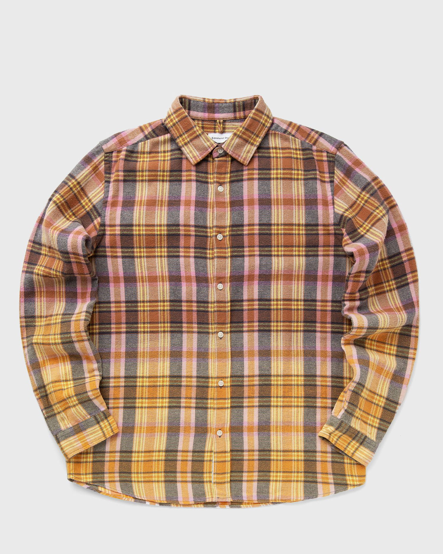 Košeľa Edmmond Studios BLEACHED SHIRT Longsleeves Oranžová | 324-10-22300, 0
