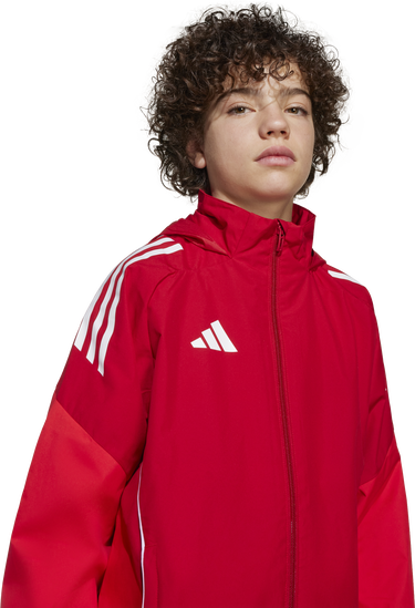Vetrovka adidas Originals Adidas TIRO25C Hooded Jacket Červená | ji6533, 2