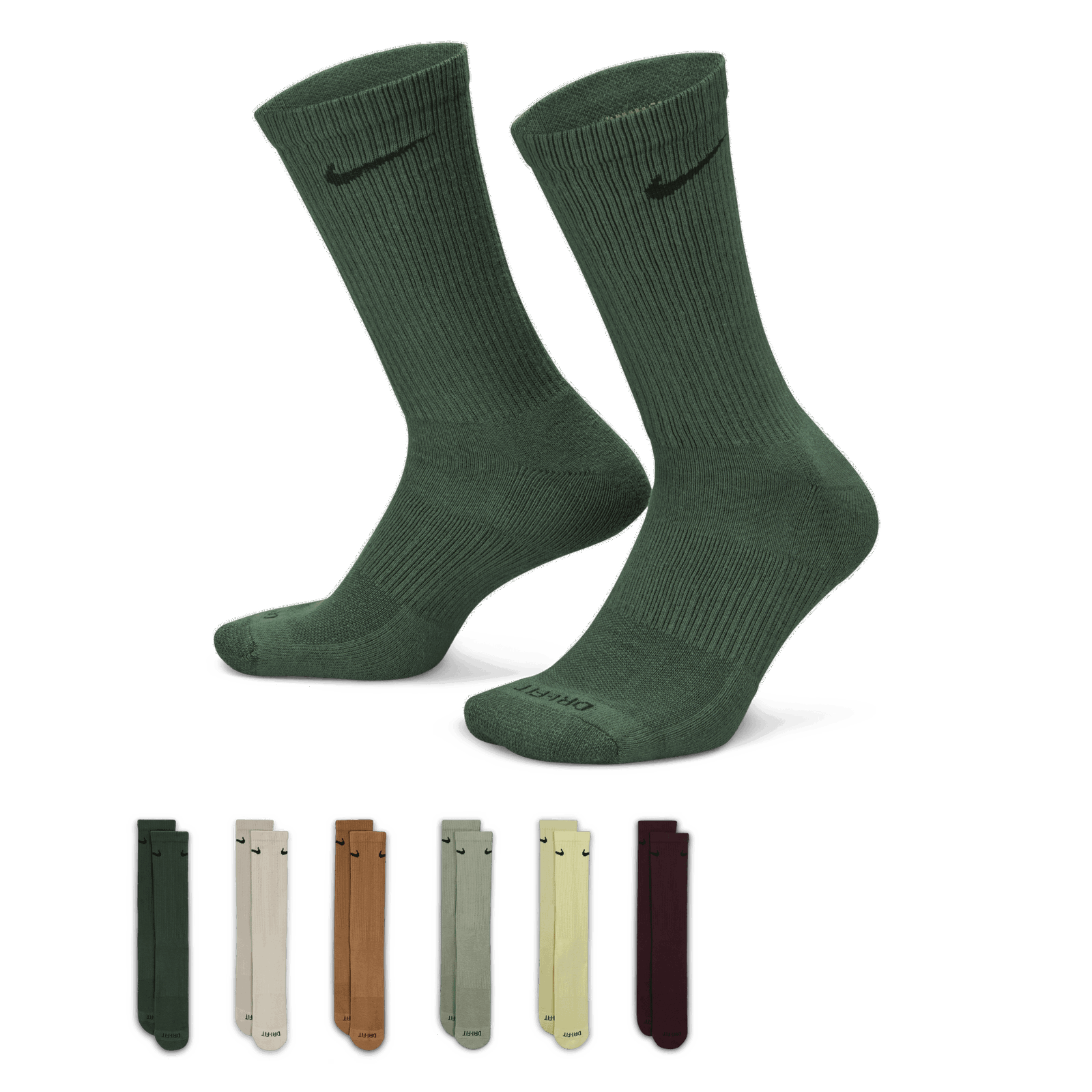 Everyday Plus Training Cushioned Socks (6 Pairs)