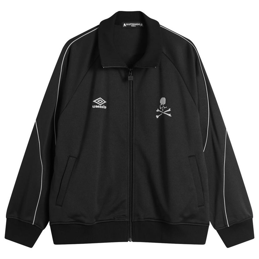 Bunda Mastermind WORLD MASTERMIND WORLD x Umbro Track Jacket, Size Large Čierna | MW25C14-BL105-1