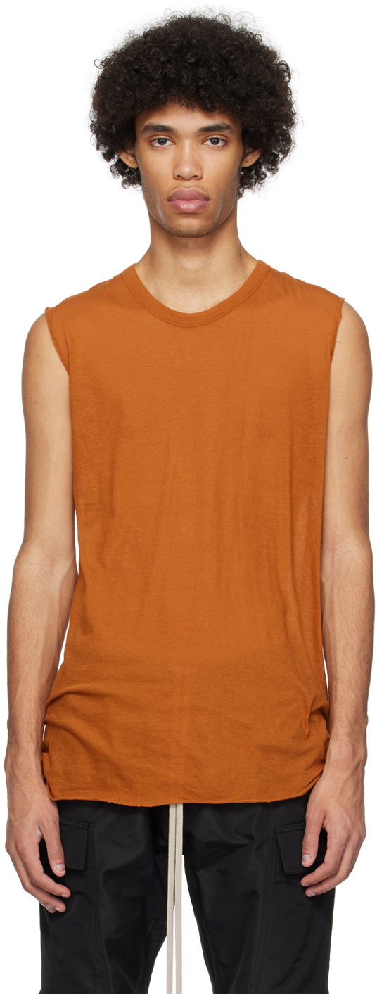 Tielko Rick Owens Basic Tank Top Oranžová | RU01D3151 UC