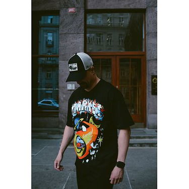 Tričko MARKET Smiley Conflicted T-Shirt Black Čierna | 399001366-0001, 3