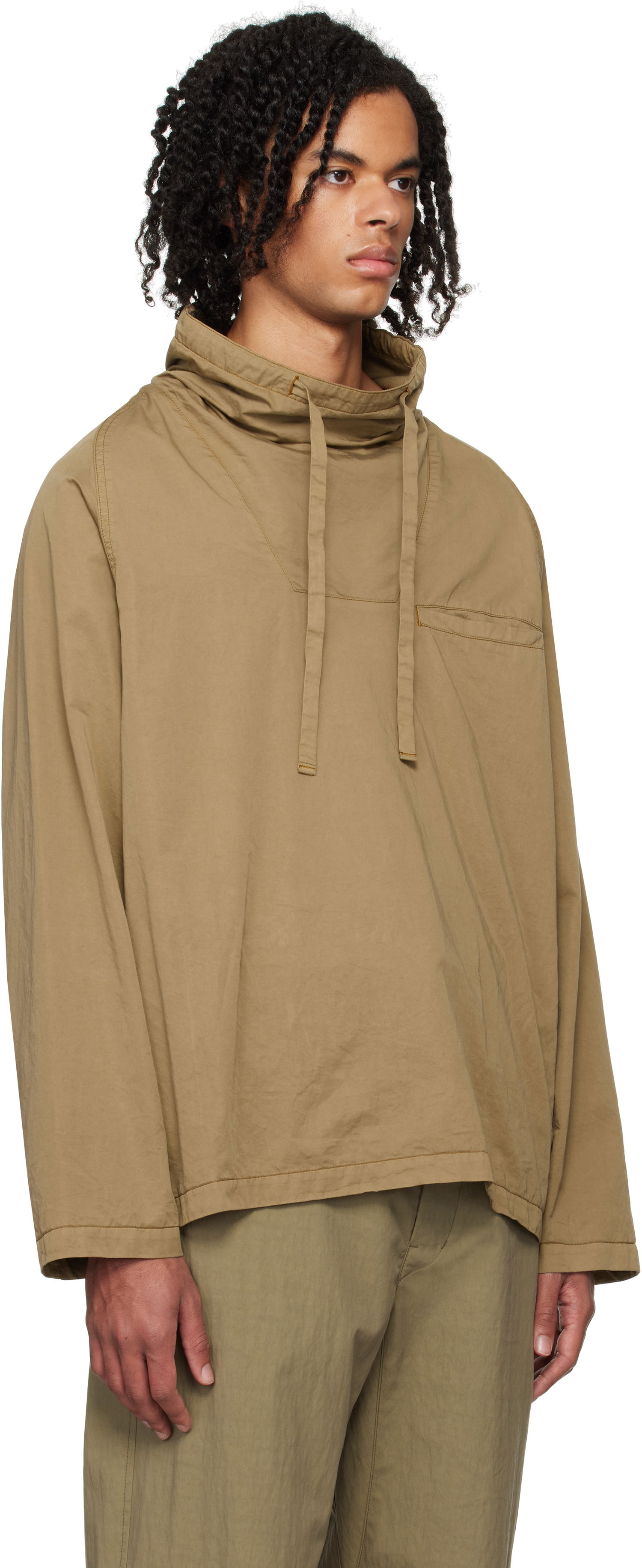 Bunda LEMAIRE Lemaire Funnel Neck Jacket Béžová | TO1311 LF1206, 1