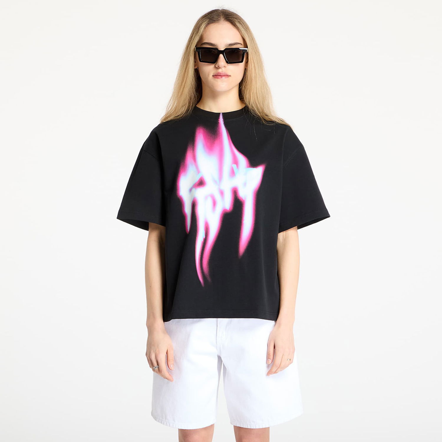 Tričko Footshop FTSHP Walking Art II T-Shirt Čierna | FTSHP_481, 0