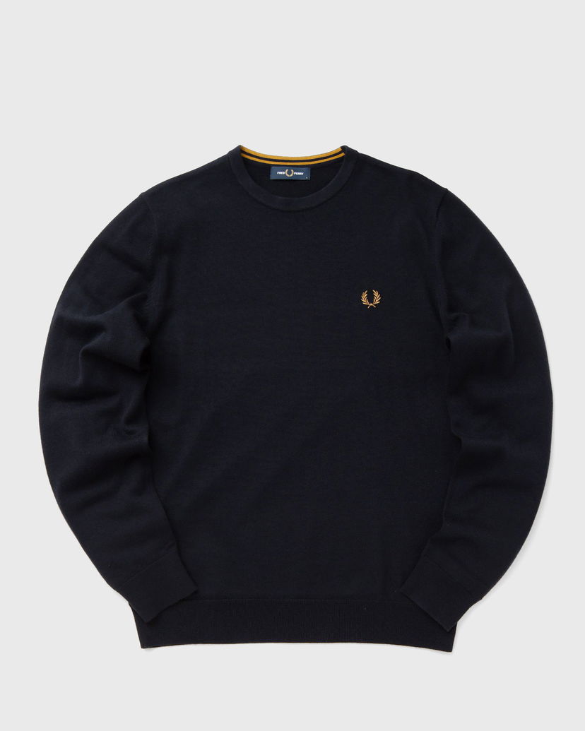 Sveter Fred Perry CLASSIC CREW NECK JUMPER Navy | K9601-795