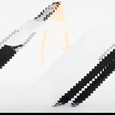 Džínsy adidas Performance FIREBIRDTRACK Wide Leg Striped Denim Pant Čierna | KD2909, 3