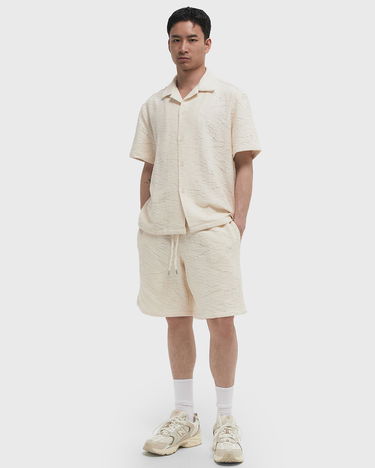 Šortky Arte Antwerp Crochet Knitted Lounge Shorts Biela | SS25-234SHO-CREAM, 2