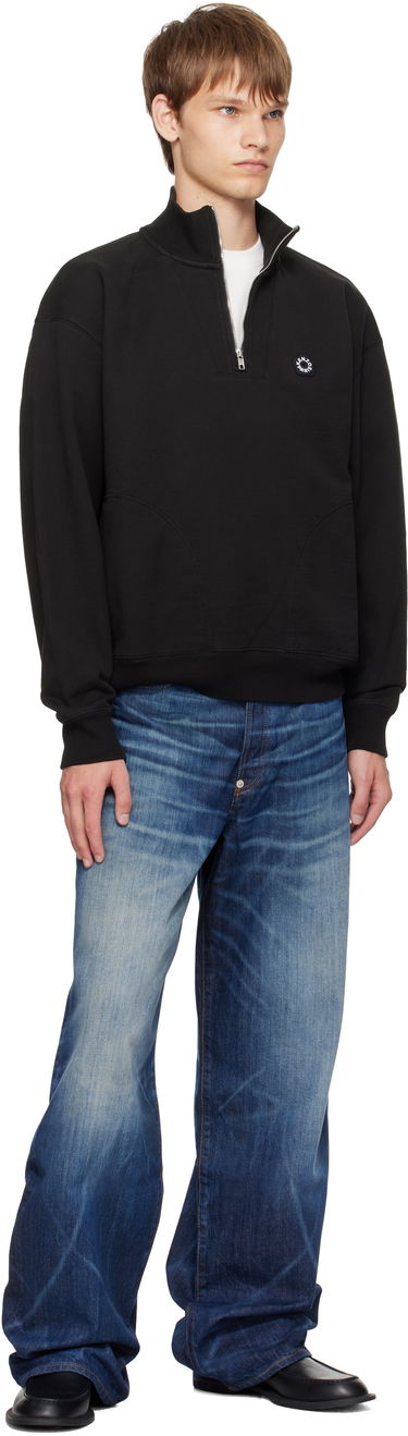 Džínsy KENZO Kenzo Paris Turn Up Wide Fit Jeans Modrá | FF65DP4216I7, 3