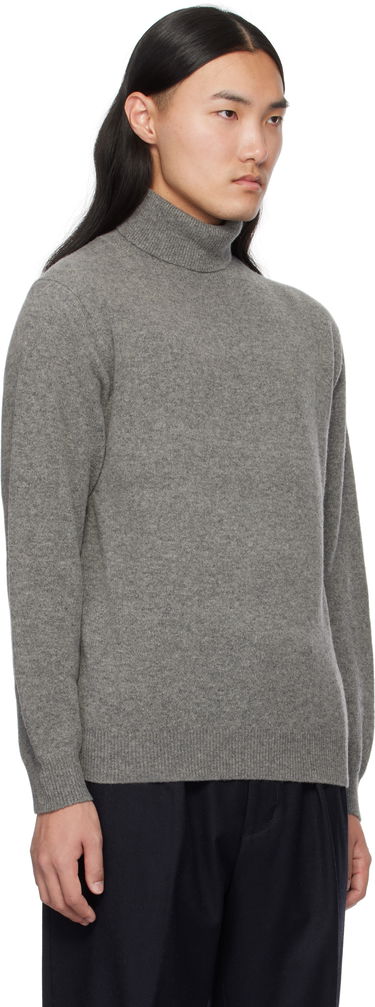 Sveter BEAMS BEAMS PLUS 9G Turtleneck Sweater Šedá | 38150147156, 1