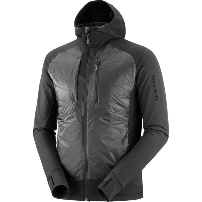 Prešívaná bunda Salomon Hybrid Insulated Jacket Čierna | LC2104600, 1