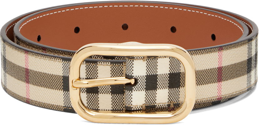 Opasok Burberry Burberry Check Belt Béžová | 8093830