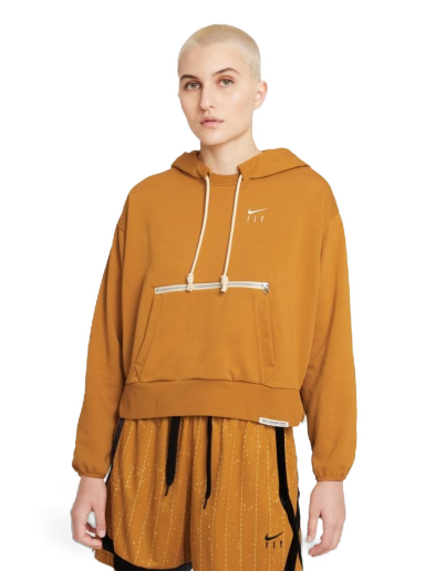 Mikina Nike Dri-Fit Swoosh Fly Standard Issue Pullover Hoodie Oranžová | DA6483-712
