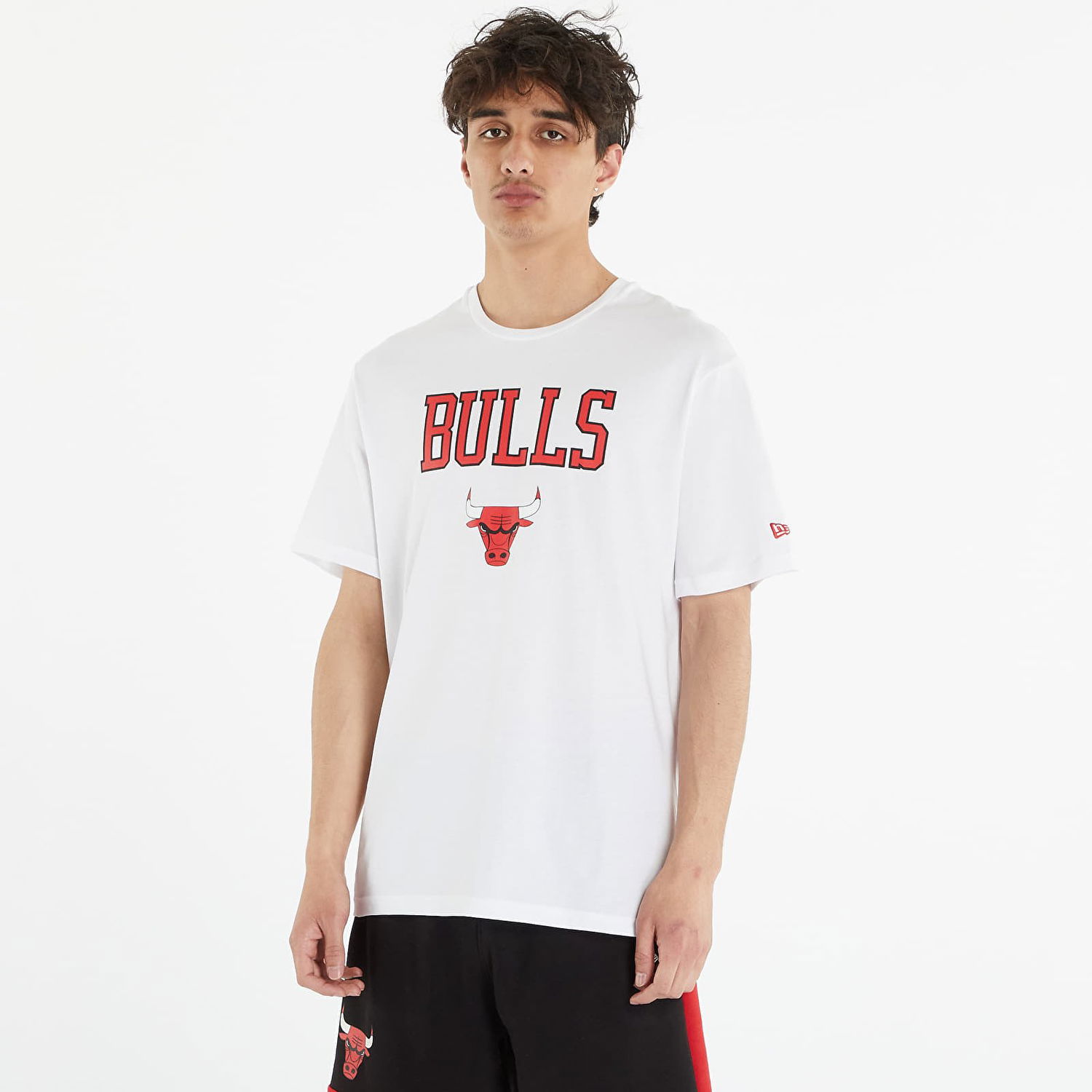 Tričko New Era Chicago Bulls NBA Team Logo T-Shirt Biela | 60357046, 0