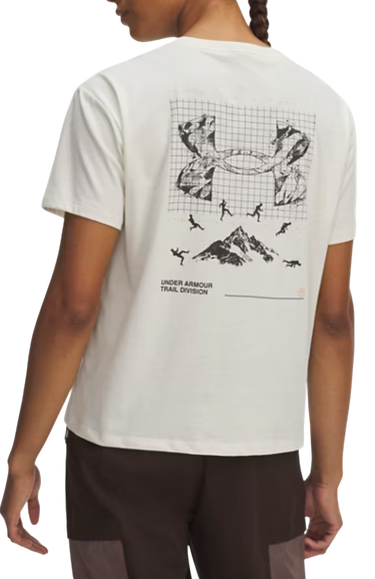 Tričko Under Armour T-Shirt Trail Run Graphic Béžová | 6004033-279, 1