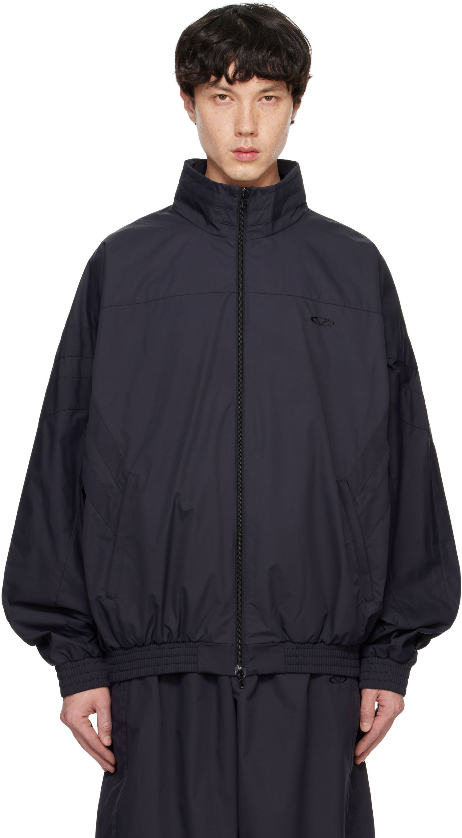 Vetrovka VETEMENTS Oval Logo Track Jacket Čierna | UA66JA370B, 0