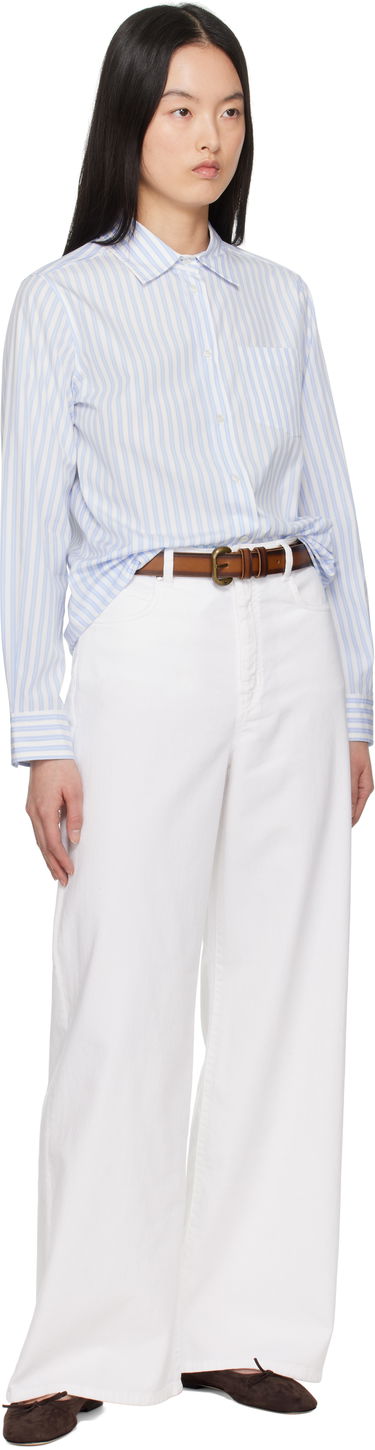 Džínsy Max Mara Weekend Max Mara Medina Wide-Leg Jeans Biela | 2515131011600, 3