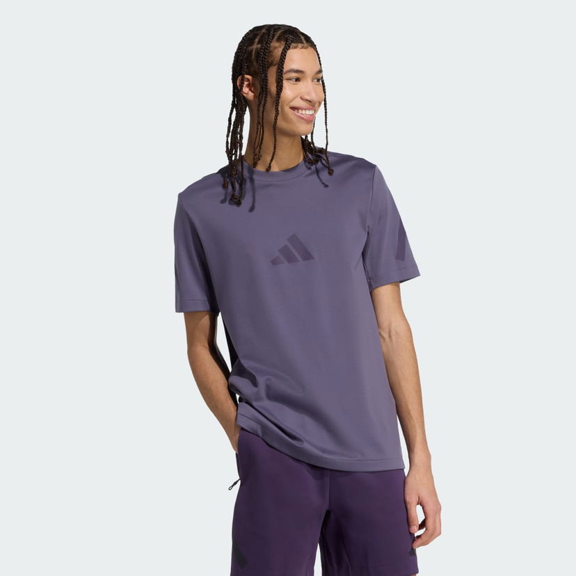 Tričko adidas Performance Z.N.E. T-Shirt Fialová | JW4740