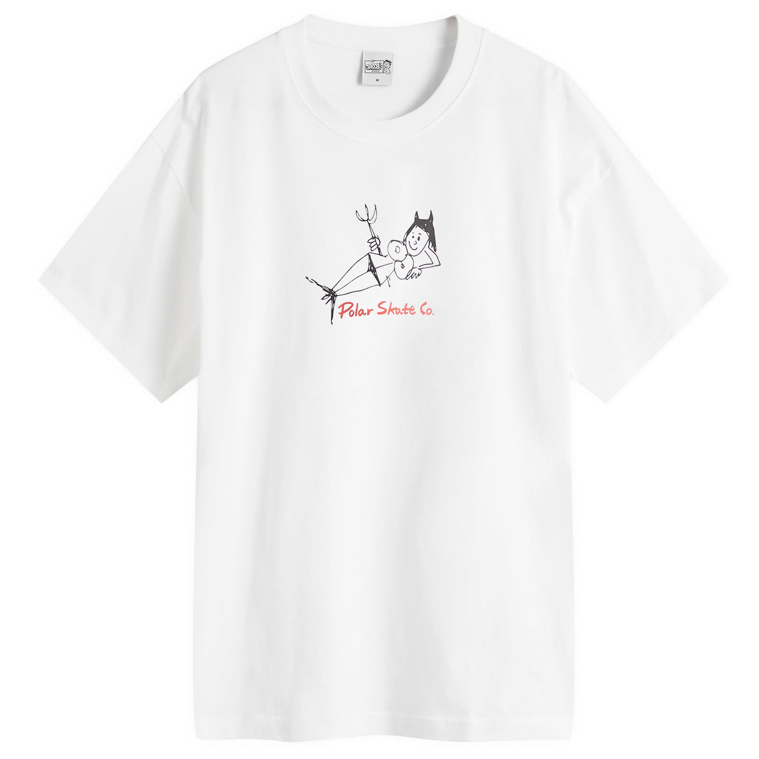 Tričko Polar Skate Co. Devil Woman Tee Large Biela | PSC-CO-67, 0