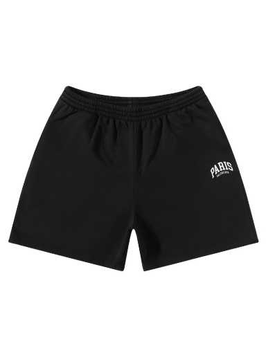 Šortky Balenciaga Paris Logo Sweat Short Čierna | 676137-TLVL8-1070