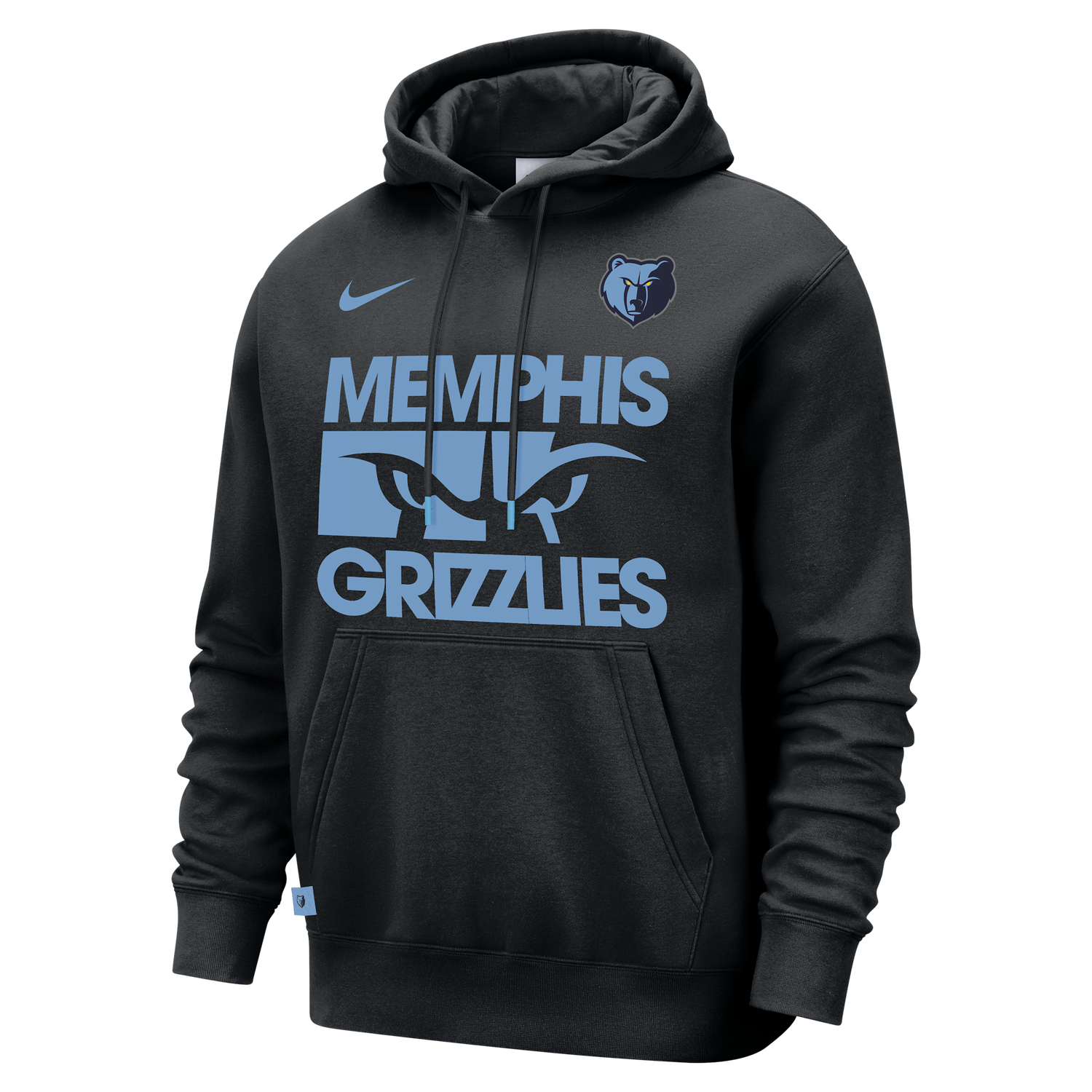 Mikina Nike Nike NBA Memphis Grizzlies Club Courtside Hoodie Čierna | FZ7693-010, 1