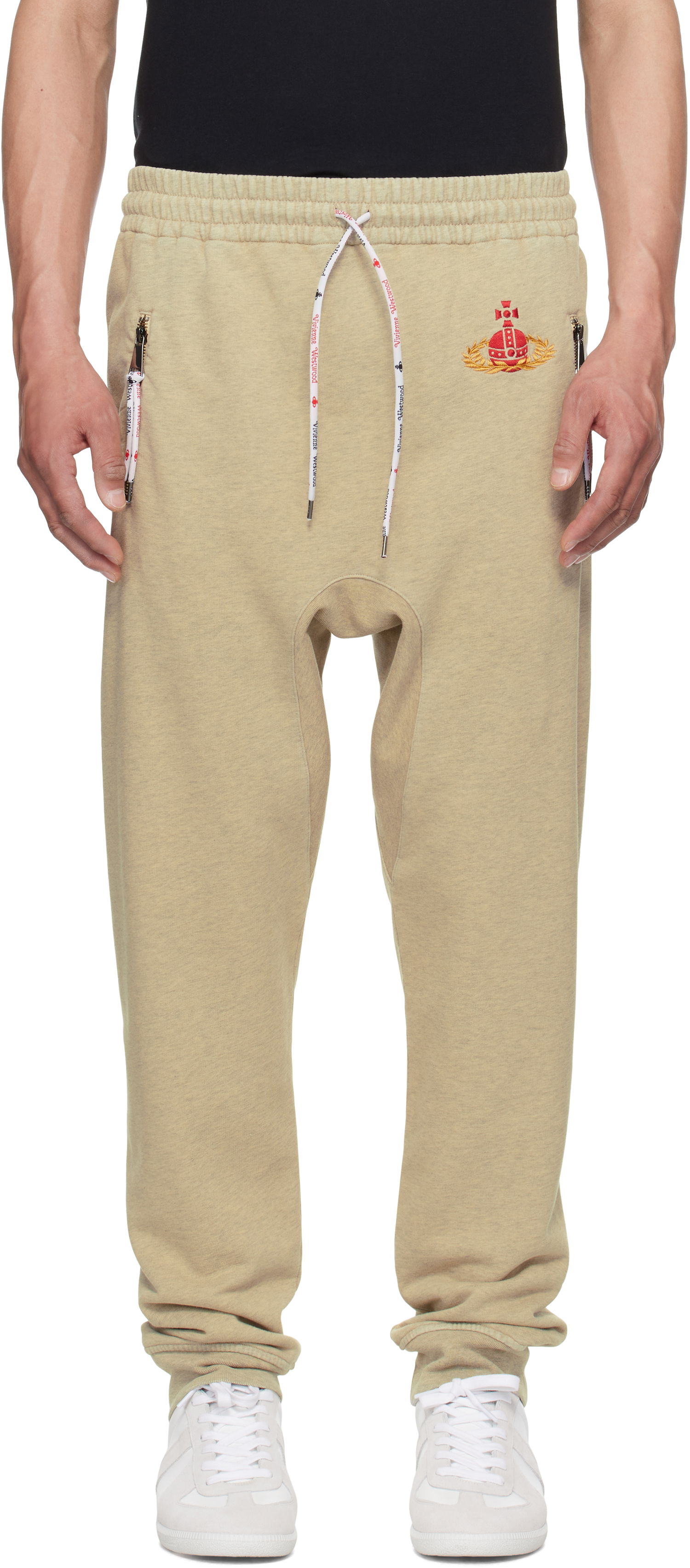 Tepláky Vivienne Westwood Vivienne Westwood Football Sweatpants Béžová | 3J01000W-J008P-, 0