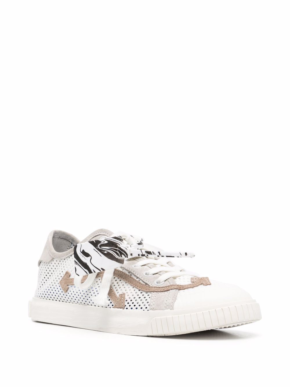 Tenisky a topánky Off-White New Low Vulcanized Meshnet "White Beige" Biela | OMIA213S21MAT0010161, 1