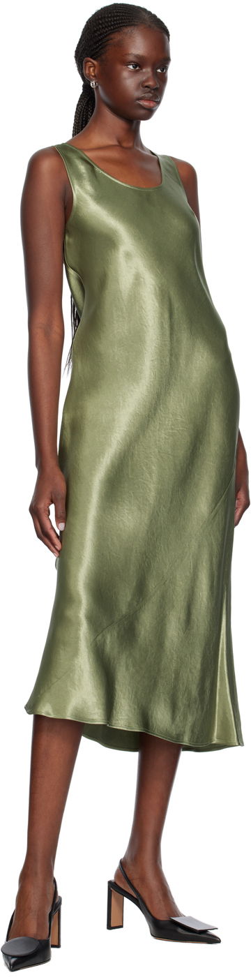 Šaty Max Mara Max Mara Talete Midi Slip Dress Zelené | 2416221078600, 3