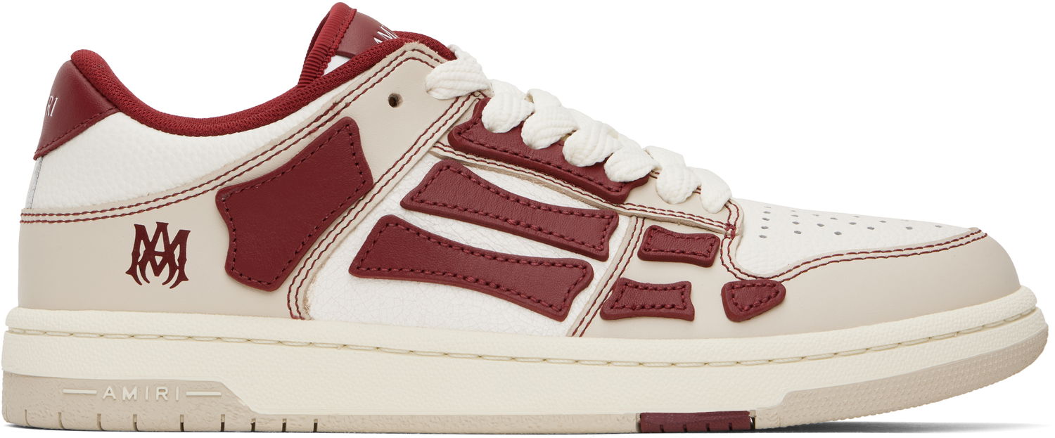 Tenisky a topánky AMIRI Varsity Skel-Top Low Červená | AWFOSR1062, 0