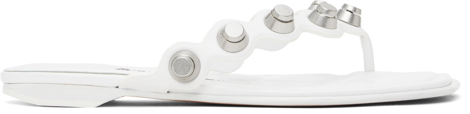 Tenisky a topánky Alexander Wang Alexander Wang Rexa Thong Flat Sandals Biela | 30225S008, 0