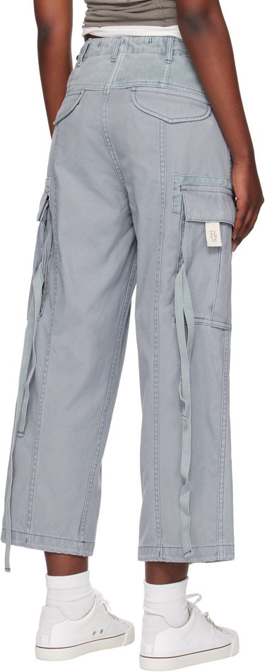 Cargo nohavice R13 R13 Cropped Cargo Pants Šedá | R13WD320-D279A, 2