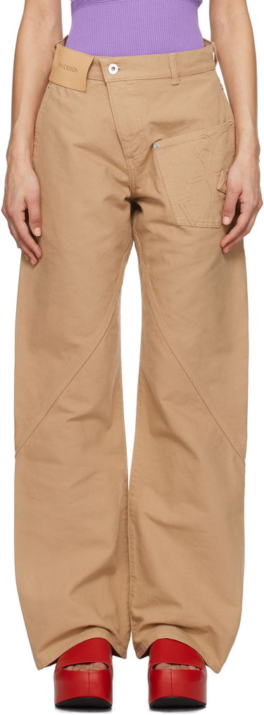 Cargo nohavice JW Anderson JW Anderson Twisted Workwear Trousers Béžová | TR0384-PG1744, 0